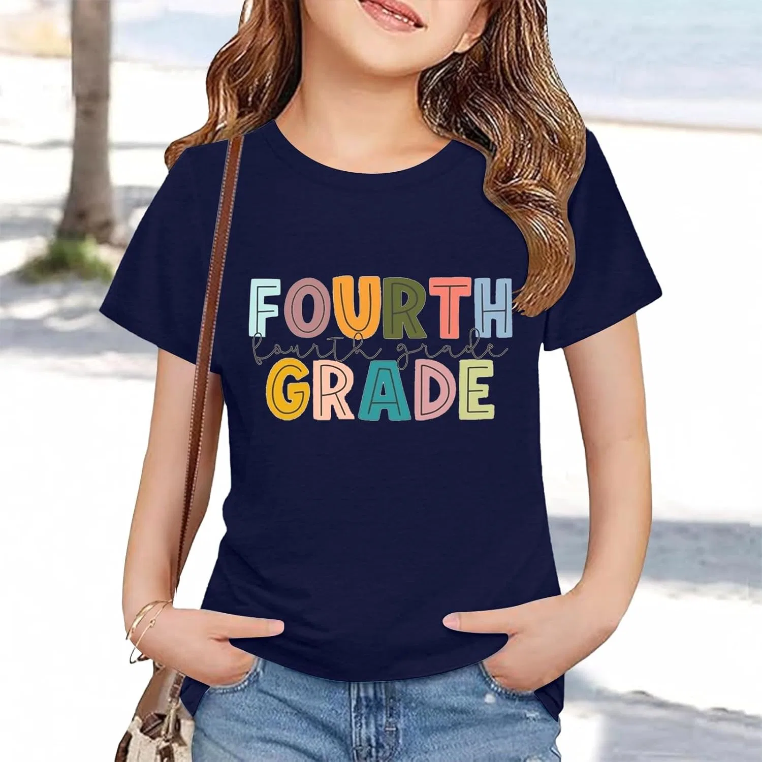 Футболка с коротким рукавом Fourth Grade, Navy — фото 4