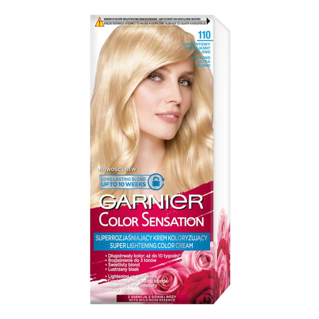 

Краска для волос Color Sensation Garnier, цвет s10 silver blond