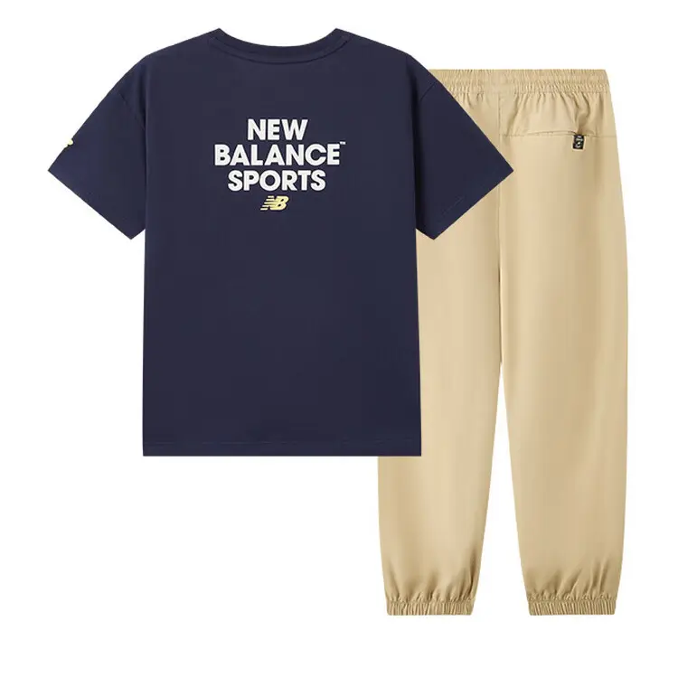New Balance Повседневная спортивная одежда navy blue для детей 3-7 лет — фото 3