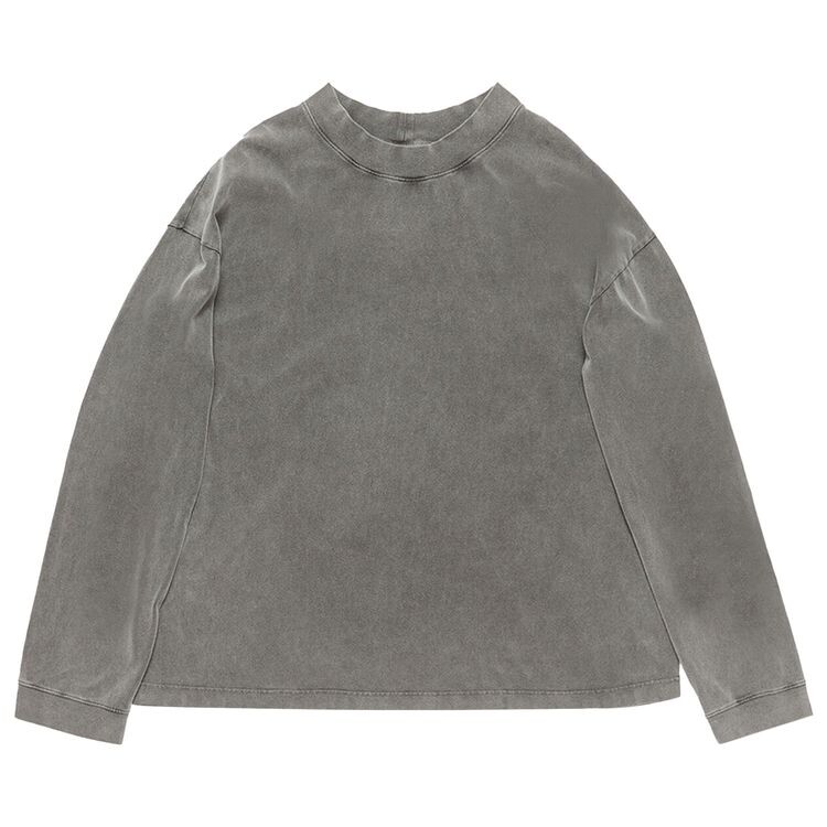 

Футболка Acne Studios Rubber Patch Long-Sleeve Tee Bright Grey, серый