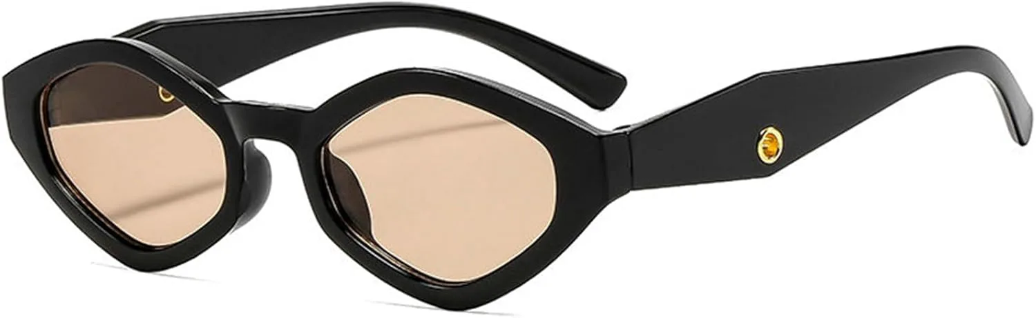 

Женские солнцезащитные очки Helena Trendy Small Polygon, роскошный дизайн, «кошачий глаз», мужские очки для активного отдыха и путешествий, женские очки UV400, C2