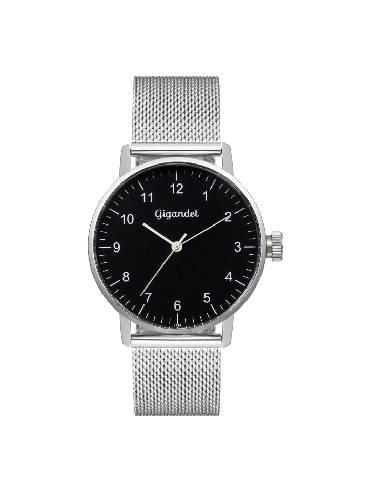 

Gigandet Кварцевые часы "MINIMALISM" в серебристо-черном цвете