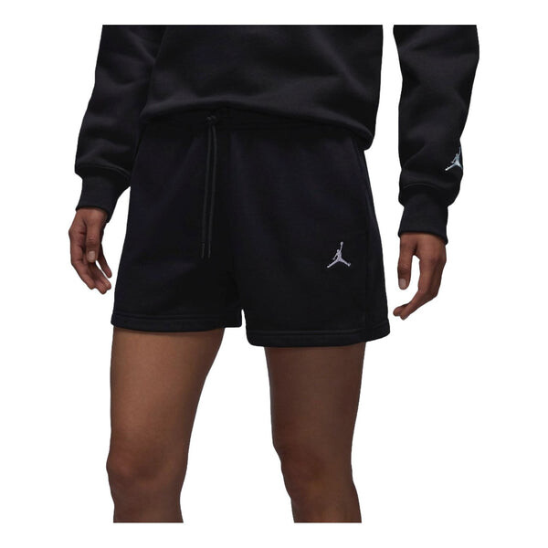 

Шорты brooklyn fleece shorts asia sizing 'black' Air Jordan, черный