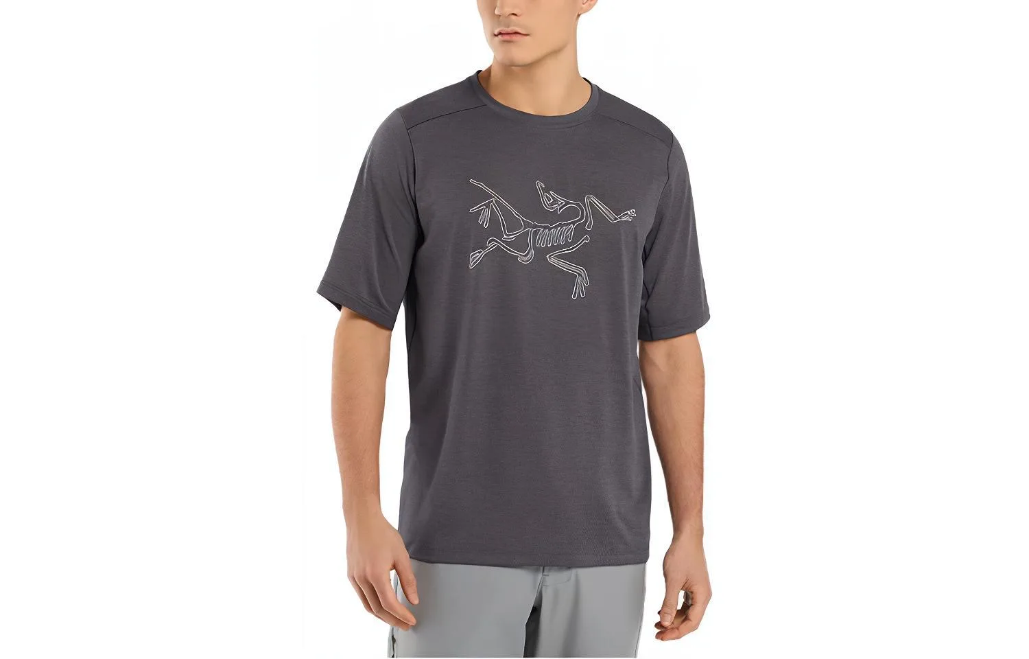 Футболка мужская CORMAC Quick Dry Arcteryx, Stone Green Heather — фото 3