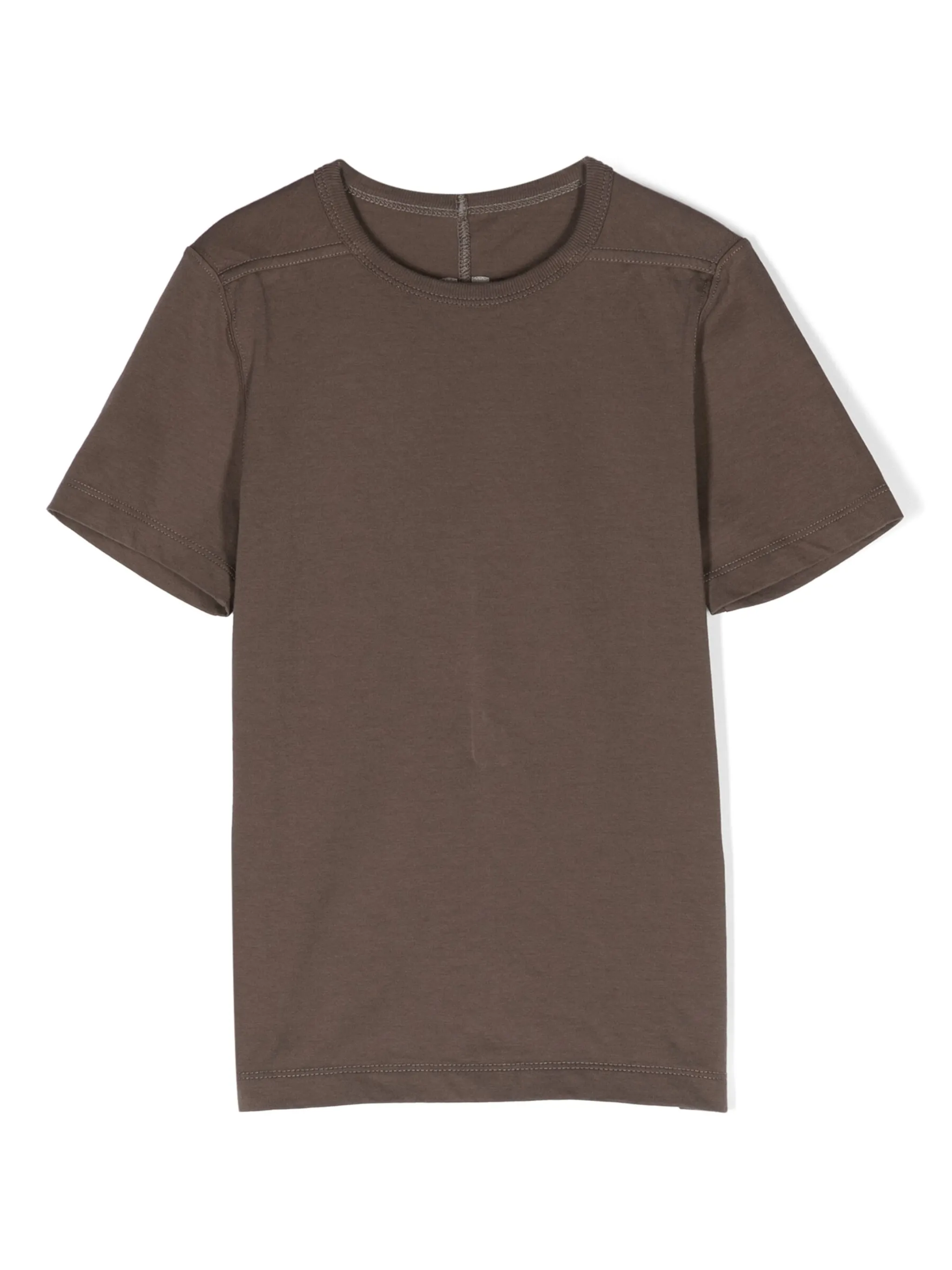 

Футболка с круглым вырезом Rick Owens Kids, коричневый