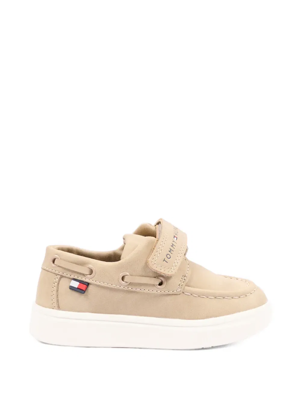 Лоферы с ремешком на липучке Tommy Hilfiger Junior, нейтральный — фото 2