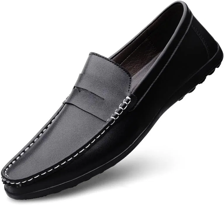 Лоферы мужские из PU кожи, Black SayfuR