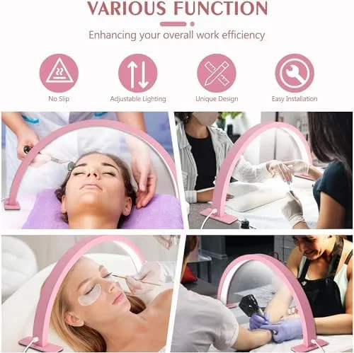 Настольная светодиодная лампа «Crescent Moon Light» от TwoWin Twowin, Pink — фото 4