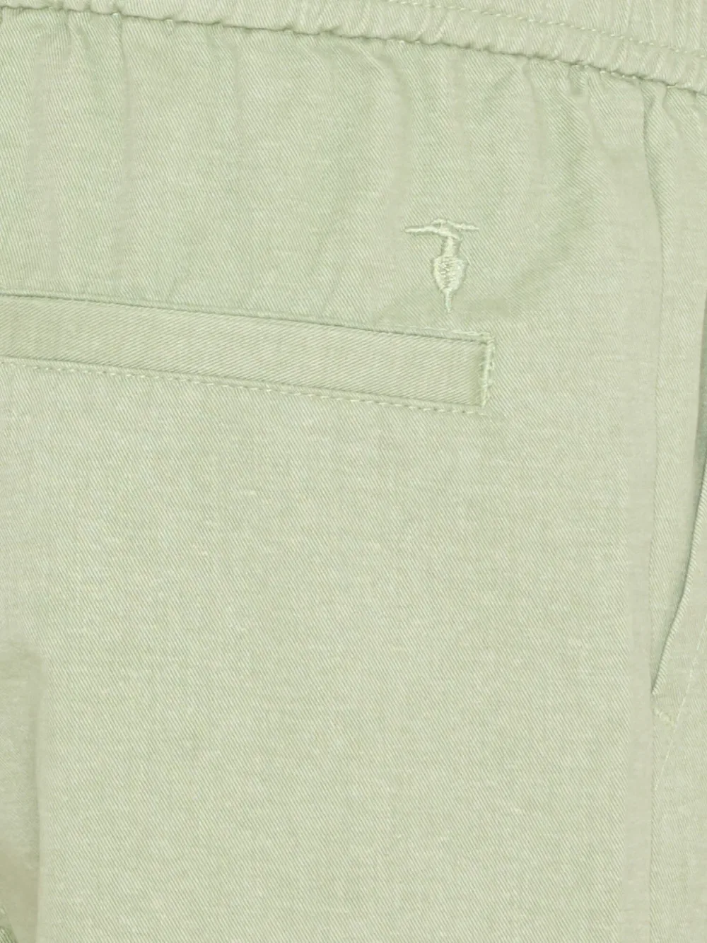 Брюки с эластичным поясом Trussardi Junior, зеленый — фото 3