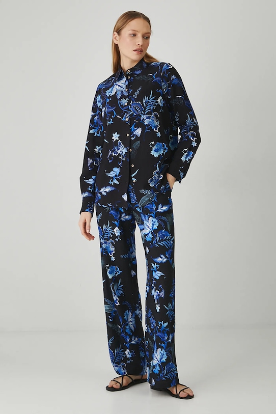 

Рубашка с добавлением льна Medicine, черный