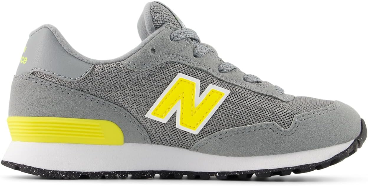 Кроссовки New Balance Kids 515 V1 на шнуровке, желтый/серый/ярко-желтый — фото 3