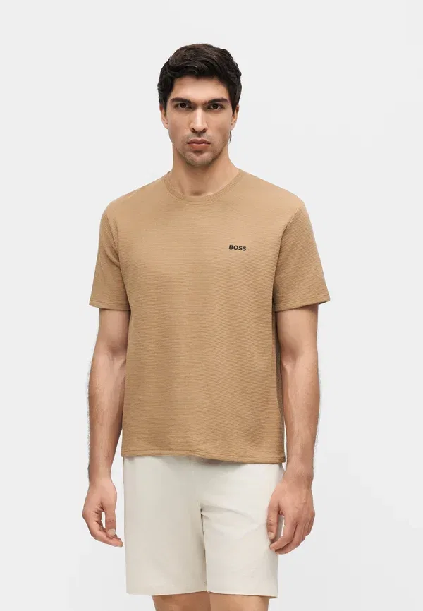 Пижамный топ Boss, medium beige, бежевый