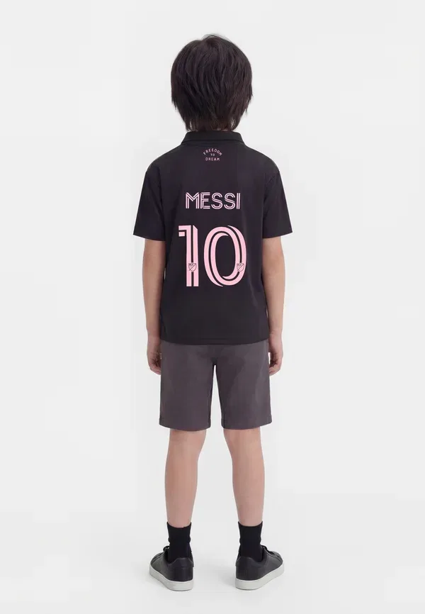 Футболка детская Adidas Performance Inter Miami Messi Away Kids Messi Club Wear, черный — фото 2