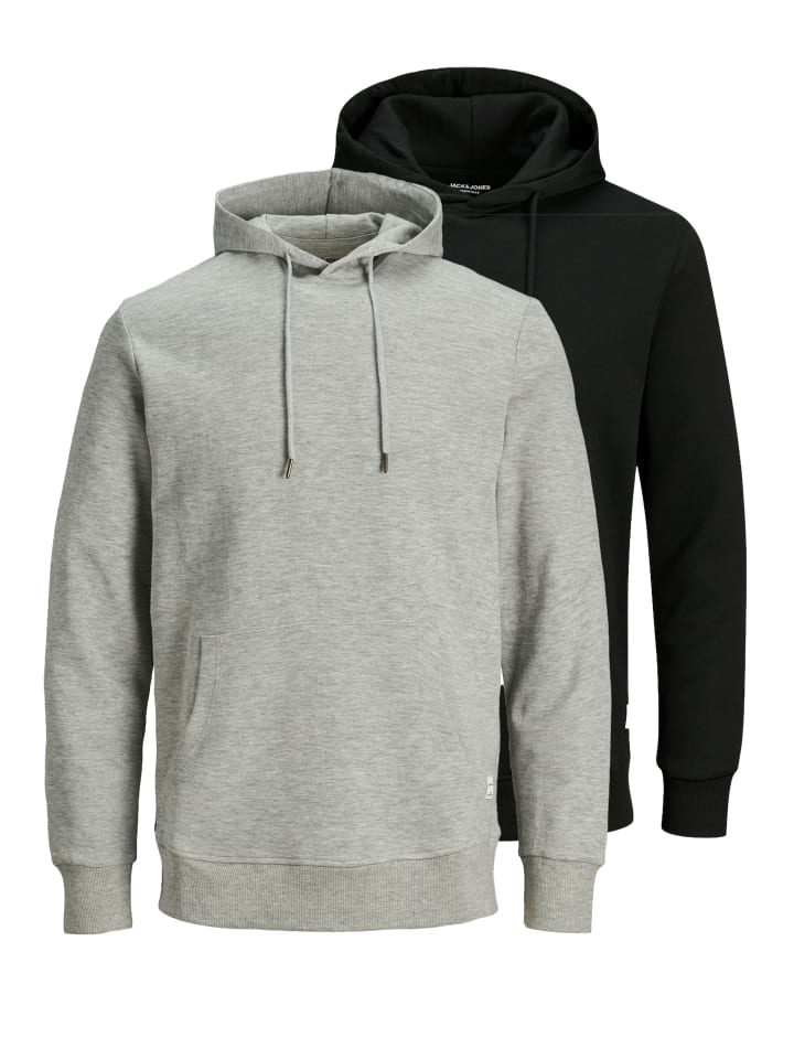 

Толстовка Jack & Jones, черный/серый