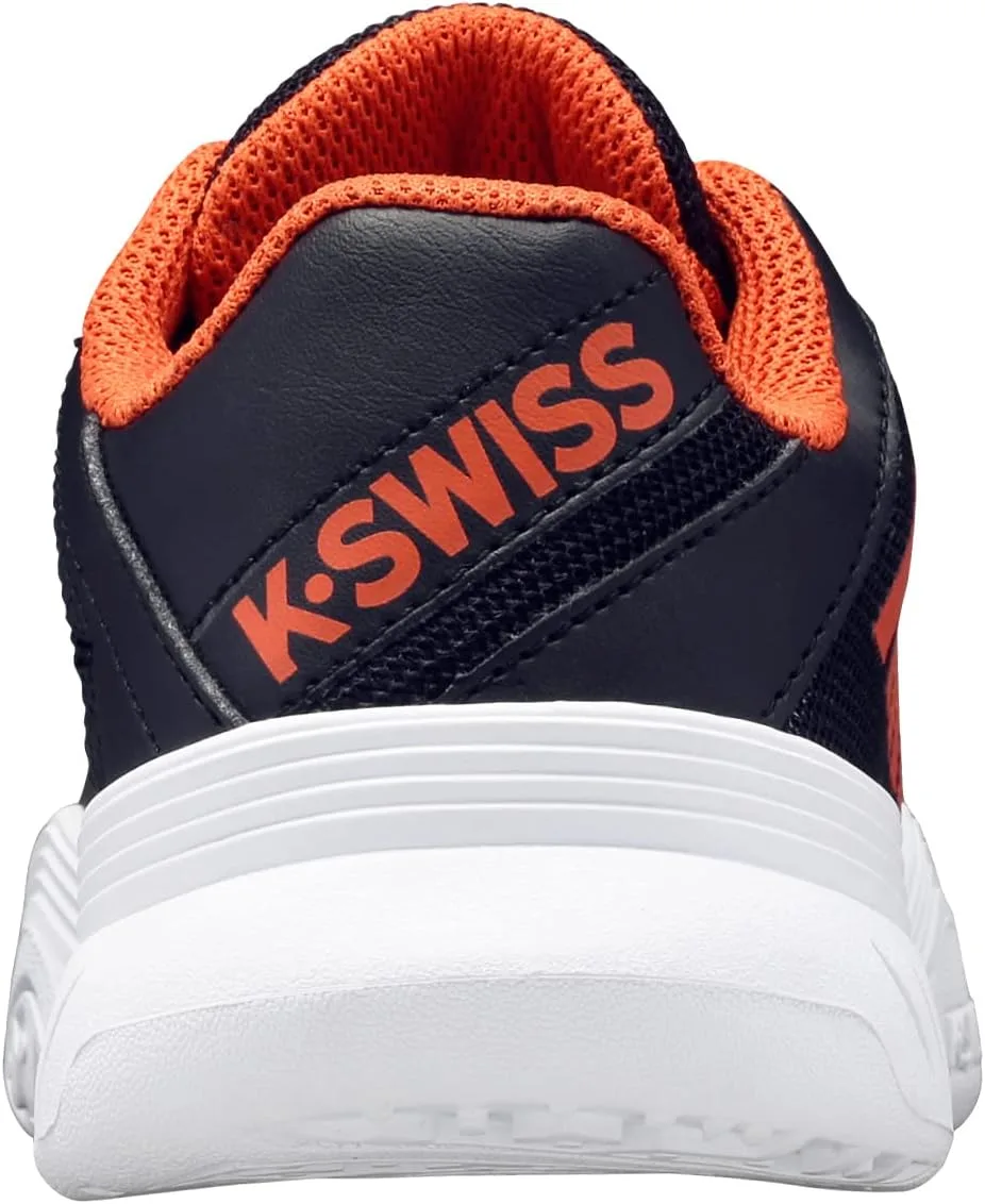 Детские теннисные кроссовки Court Express Omni K-Swiss, черный/оранжевый/белый — фото 3