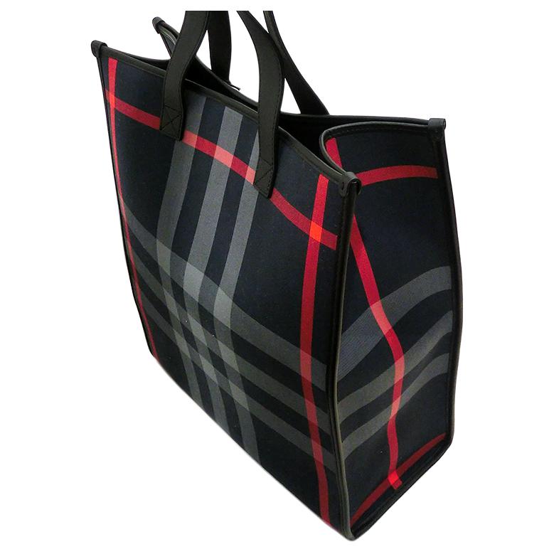 Burberry Хлопковая сумка-шоппер, шоппер, сумка Regular Men's Dark Blue — фото 3