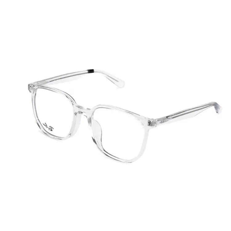 

RayBan Литой квадратный очковый каркас унисекс прозрачный, Transparent
