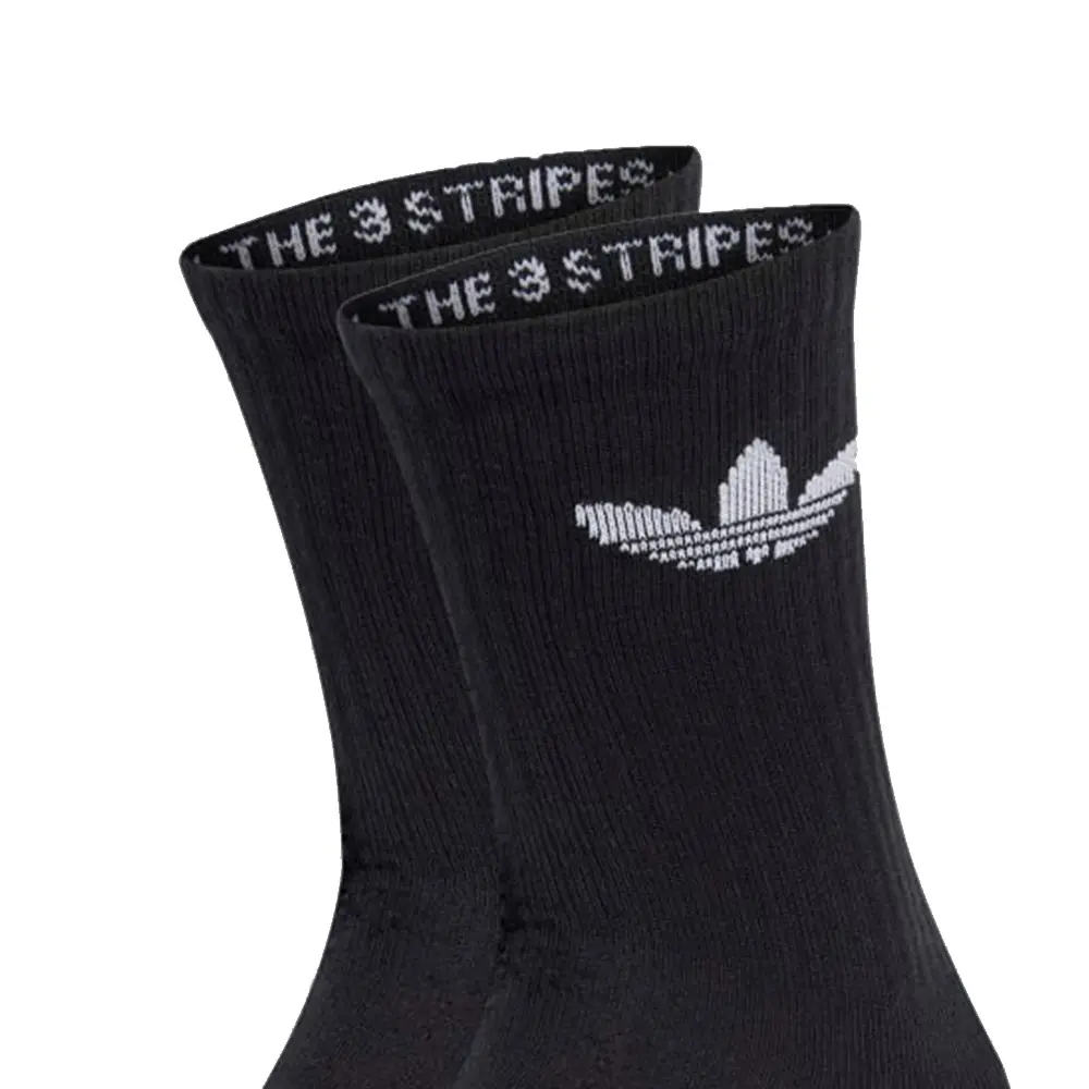 Носки Adidas Originals Trefoil Cushion Crew, черный — фото 3