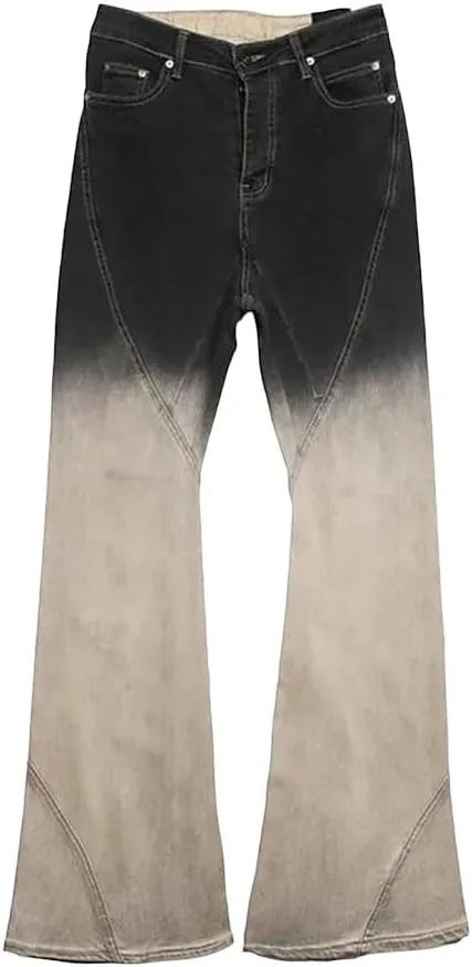 

Женские джинсы Dark Wash Vintage Gradient Stacked с микро-клешем