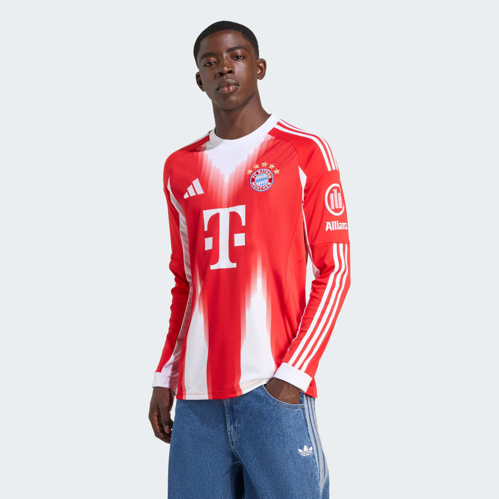 

Джерси Adidas FC Bayern 25/26 Long Sleeve Home Jersey, красный
