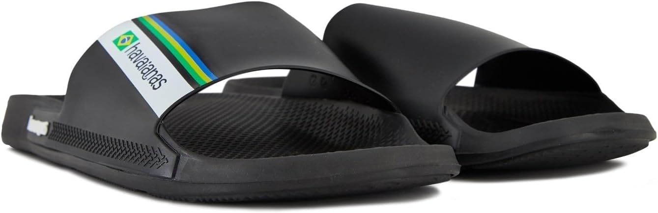 Сандалии Havaianas Slide Brazil унисекс, черный — фото 3