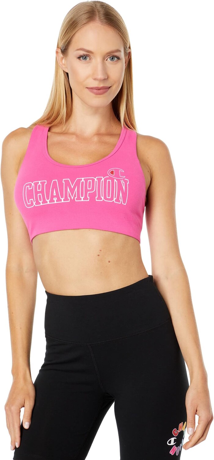 

Бюстгальтер Champion The Authentic Sport Bra, цвет Wow Pink