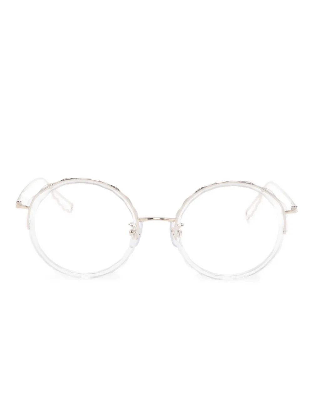 

Очки в круглой оправе Megane and Me, белый
