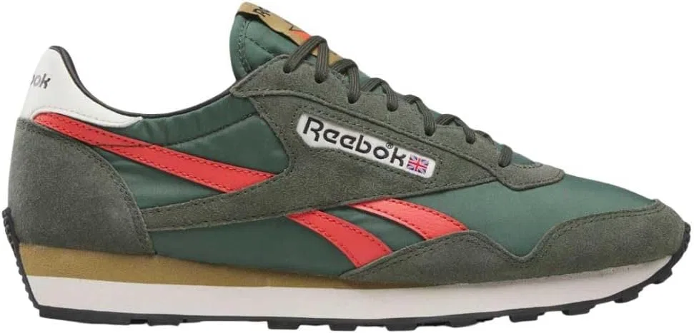 Кроссовки Reebok Aztec II унисекс, Grit Green Semi Orange Flare Alabaster