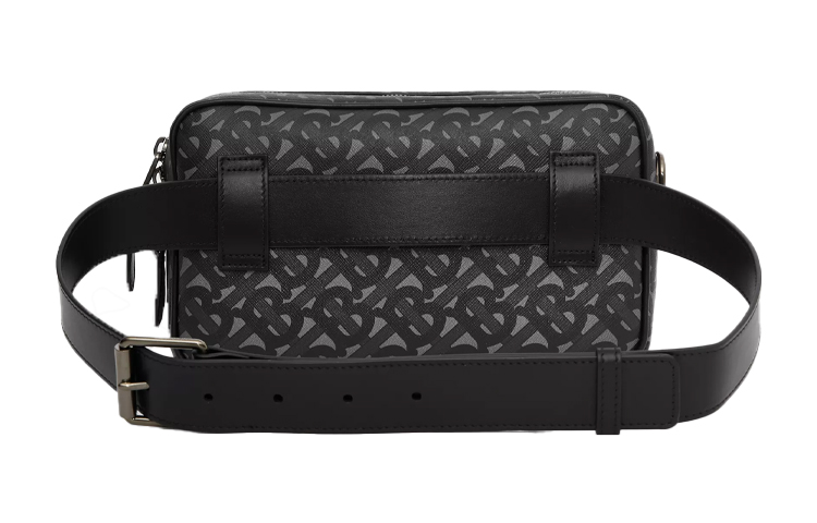 Экологичная поясная сумка из холста Regular Men's Gray Black Burberry — фото 3