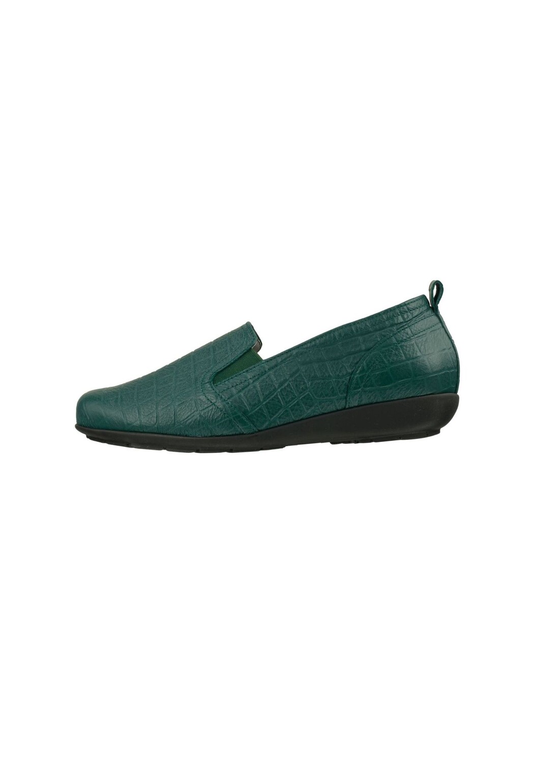 Тапочки Clea из мягкой кожи оленя Natural Feet, зеленый — фото 2