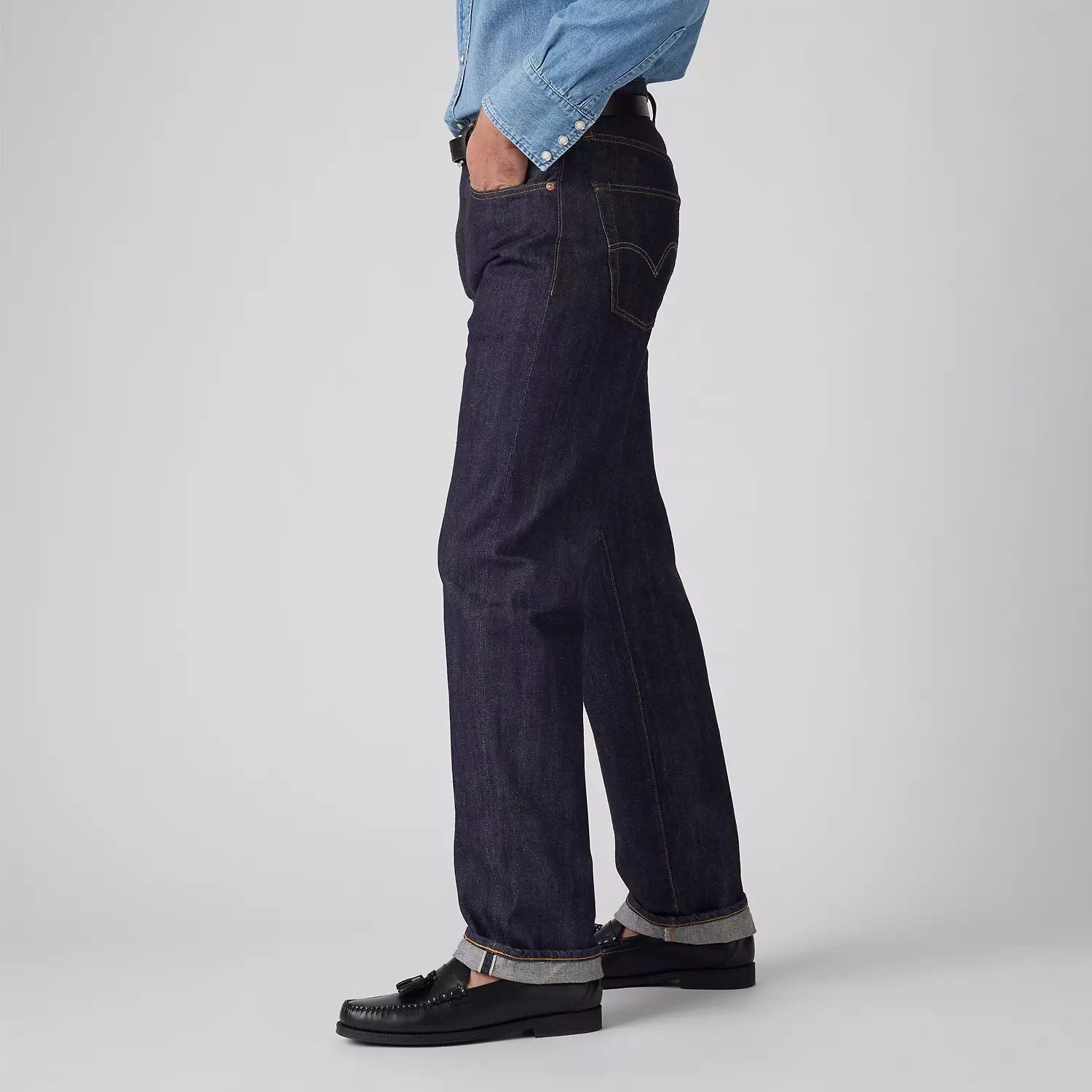 1947 501 Оригинальные мужские джинсы Levi's, цвет LVC 1947 Organic Rinse - Dark Wash — фото 2