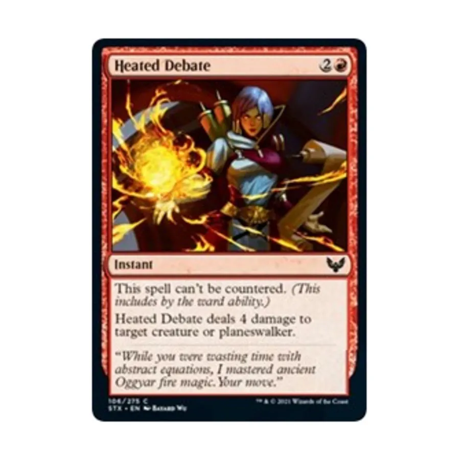 

CCG Жаркие дебаты (C) (Фольга), MTG - Strixhaven - School of Mages