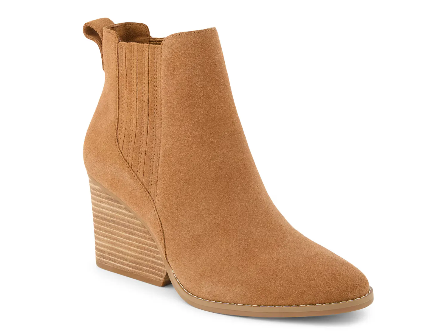 

Ботильоны Noa Wedge Bootie Toms, темно-коричневый