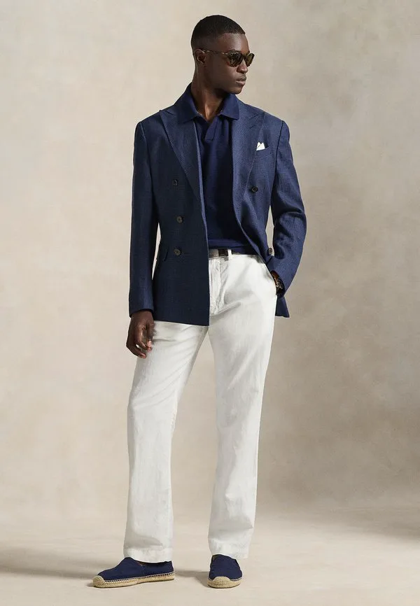 Рубашка поло Polo Ralph Lauren, Bright Navy/Deckwash Wht — фото 2