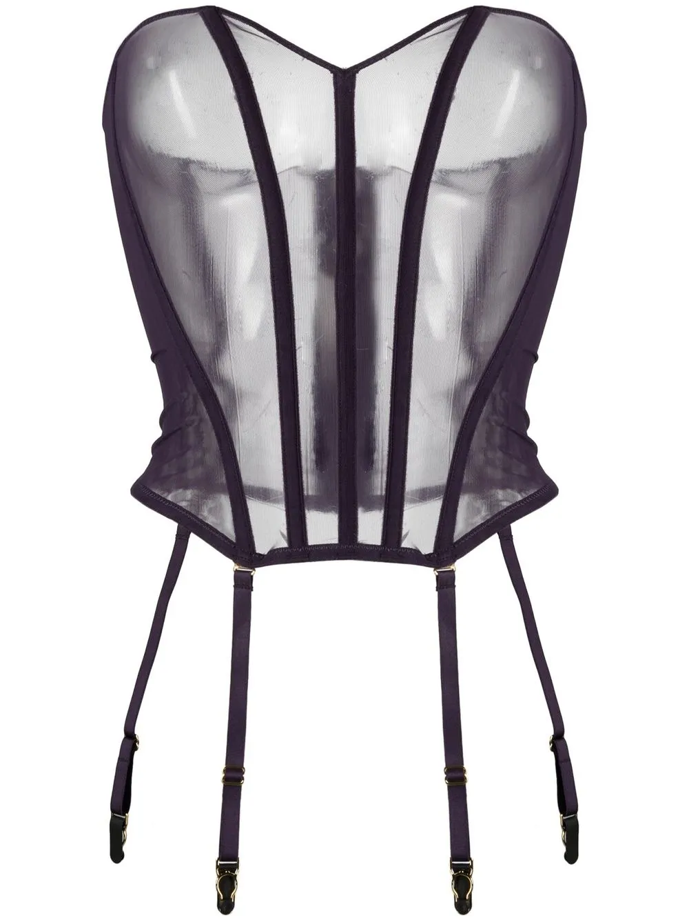 

Корсет L'Amoureuse porte-jarretelles Maison Close, фиолетовый