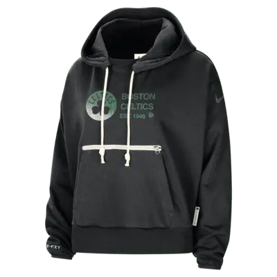 

Худи Nike Boston Celtics Standard Issue, цвет Black/Clover
