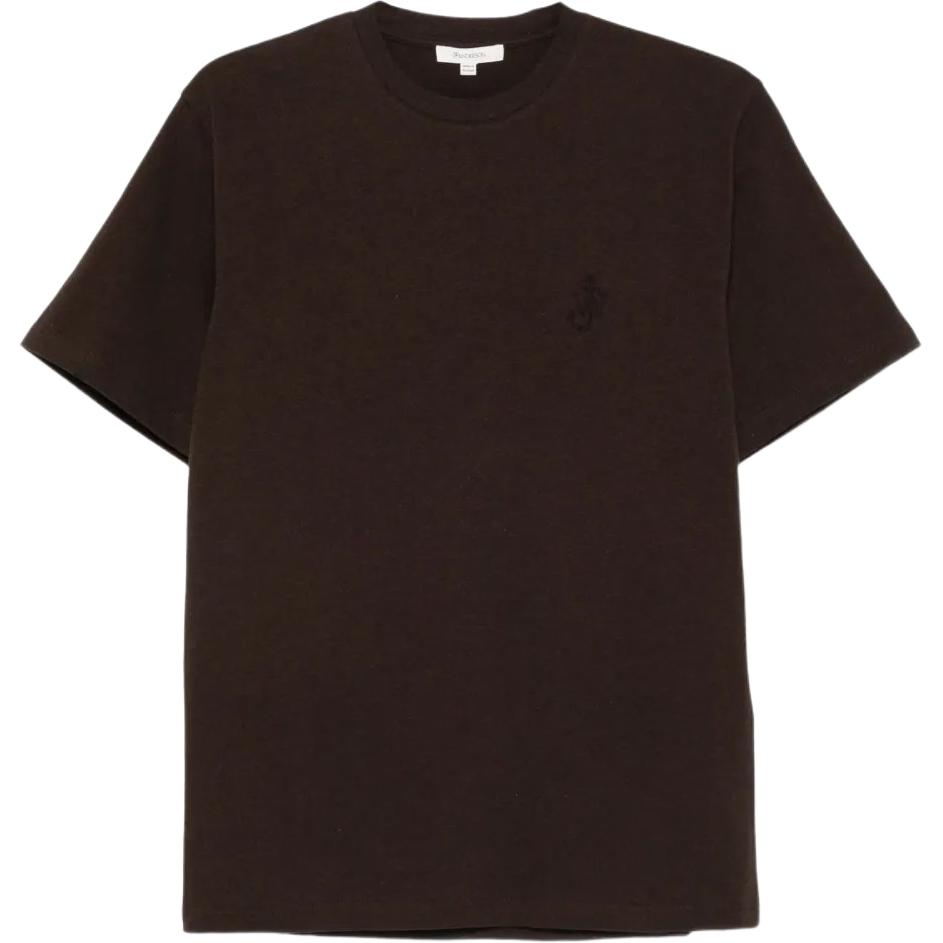 

Футболка из хлопка с вышивкой JW Anderson, коричневый