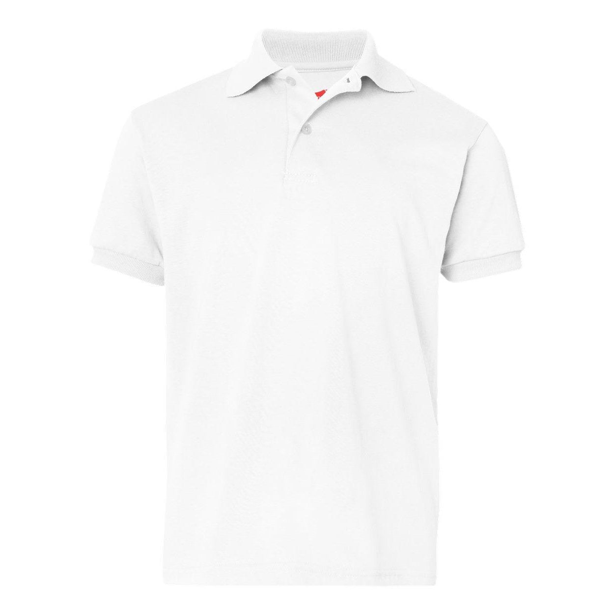 

Хлопковая поло Hanes Youth Ecosmart, белый
