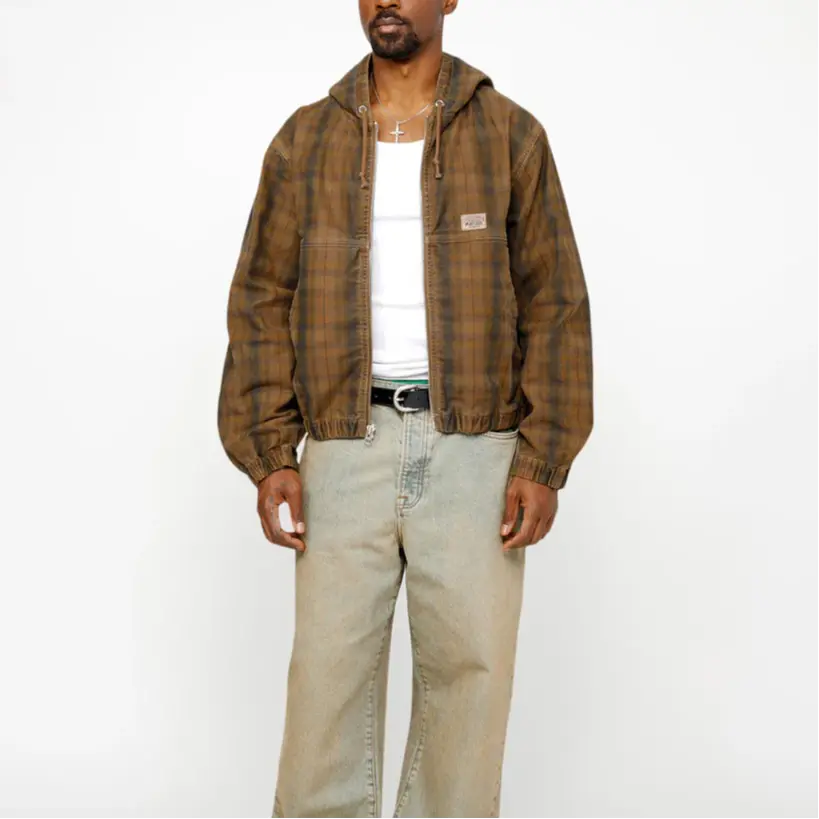 Летняя коллекция 2024 Куртка унисекс Stussy, зеленый — фото 4