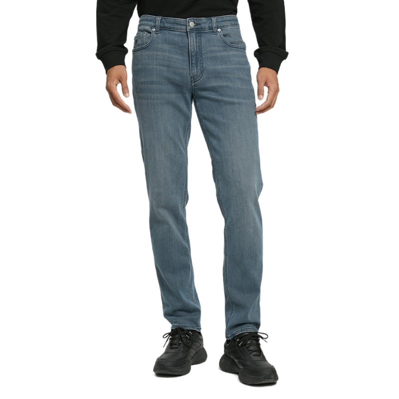 CALVIN KLEIN Jeans Мужские джинсы сине-серые — фото 4