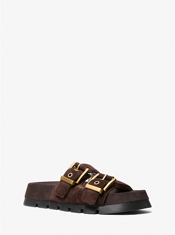 

Сандалии Colby Suede Flat Michael Kors, коричневый