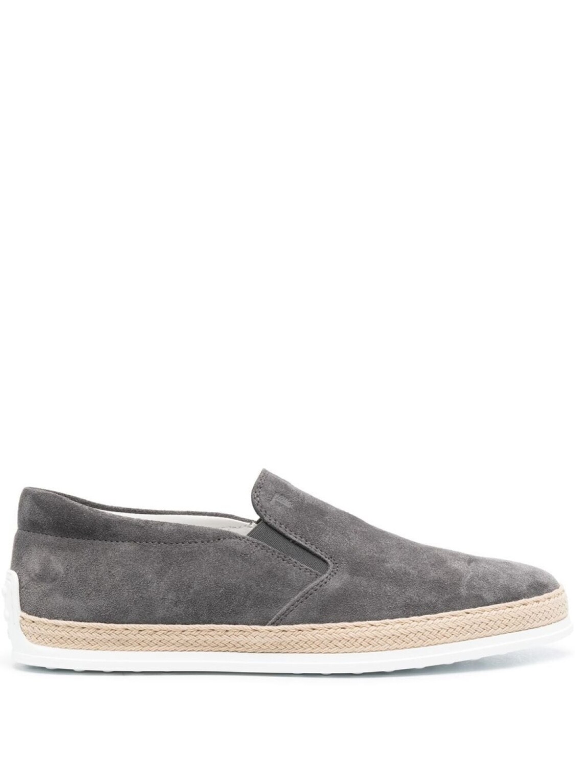 

Tod's замшевые лоферы, серый