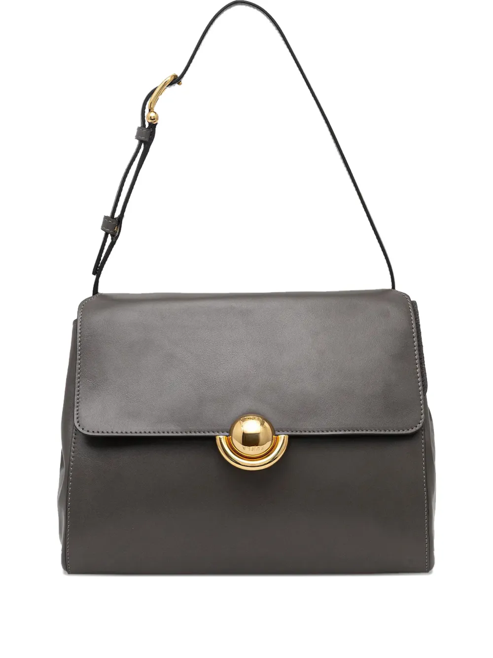 

Малая кожаная сумка на плечо Domus Furla, серый