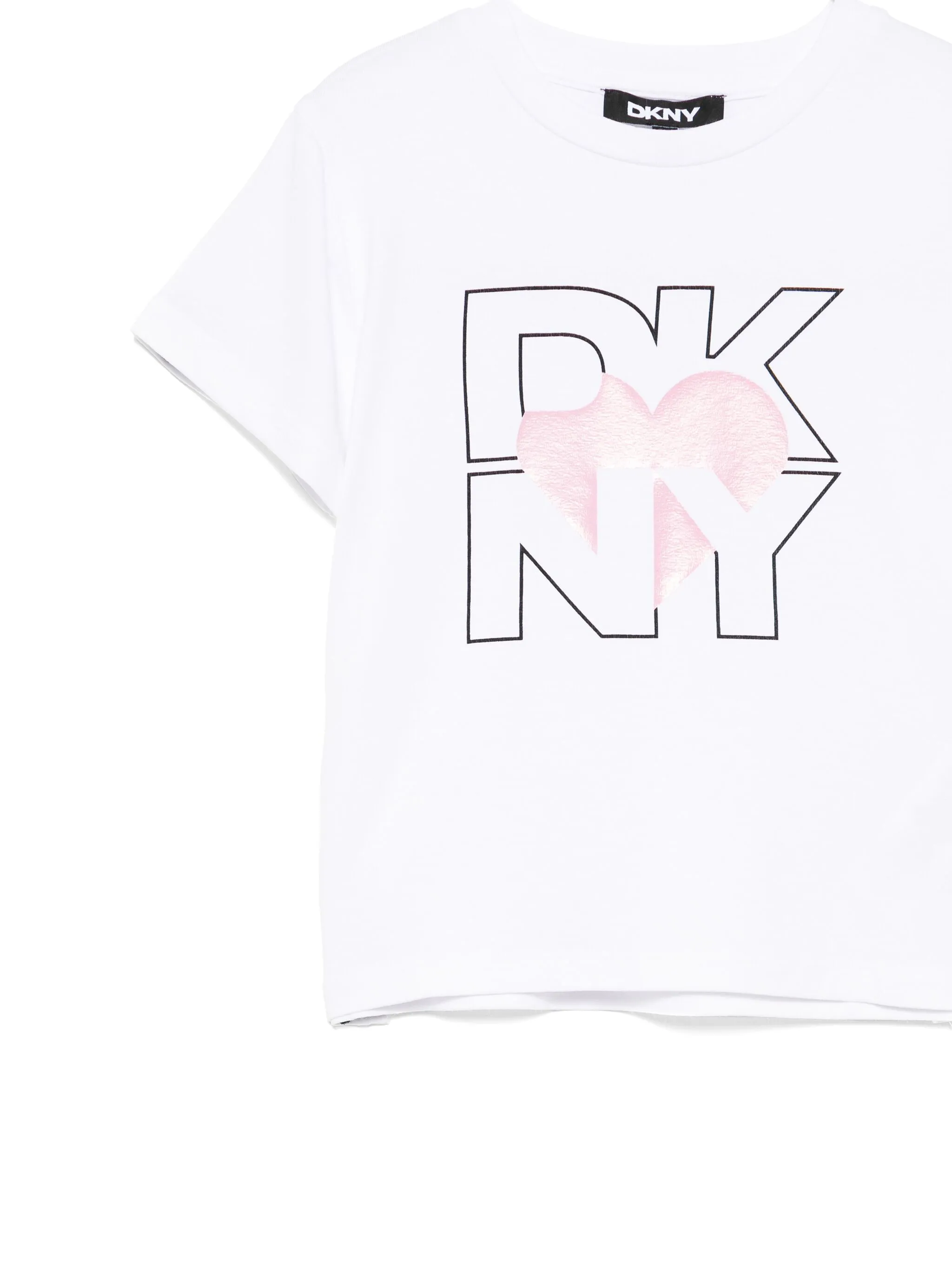 Футболка с логотипом Dkny Kids, белый — фото 3