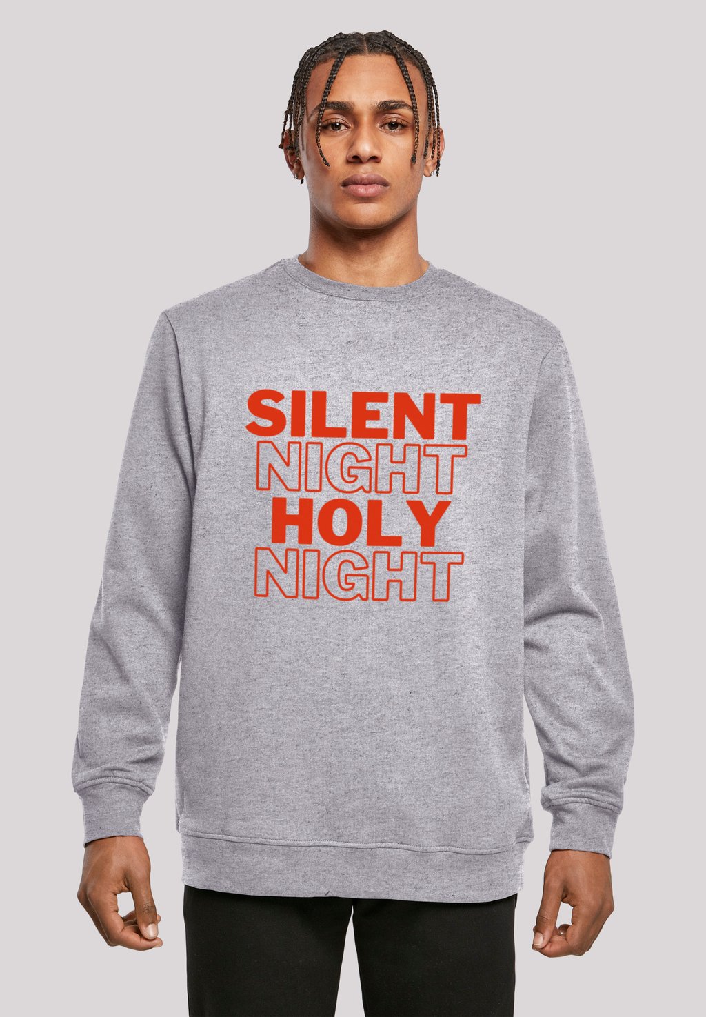

Толстовка SILENT NIGHT HOLY WEIHNACHTEN F4NT4STIC, серый