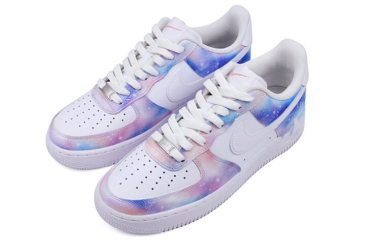 

Кроссовки для скейтбординга Air Force 1 женские, низкие, розовые и синие Nike, Синий, Кроссовки для скейтбординга Air Force 1 женские, низкие, розовые и синие Nike