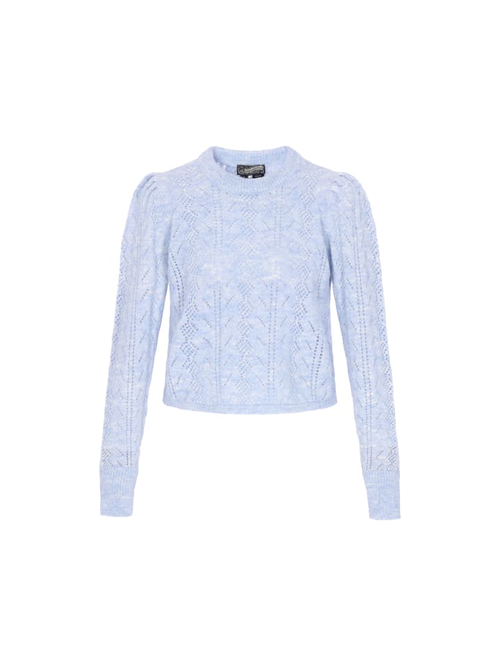 

DreiMaster Женский свитер светло-голубого меланжа