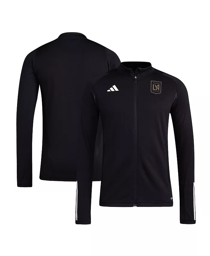

Мужская черная тренировочная куртка LAFC 2024 On-Field AEROREADY на молнии adidas