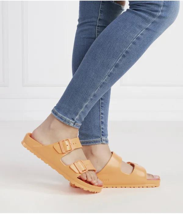 Тапочки Arizona Eva Papaya Narrow fit Birkenstock, оранжевый — фото 2