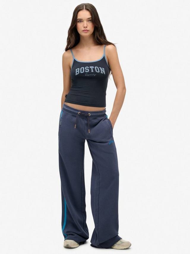 Athletic Essentials Logo прямые джоггеры Superdry, Lauren Navy